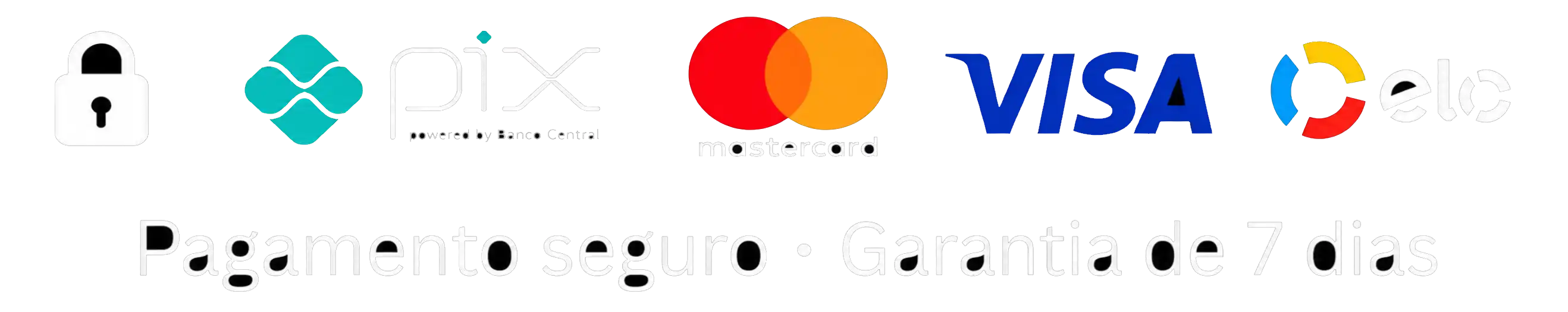 Pagamento seguro &middot; Pix ou cart&atilde;o em 12x &middot; Garantia de 7 dias